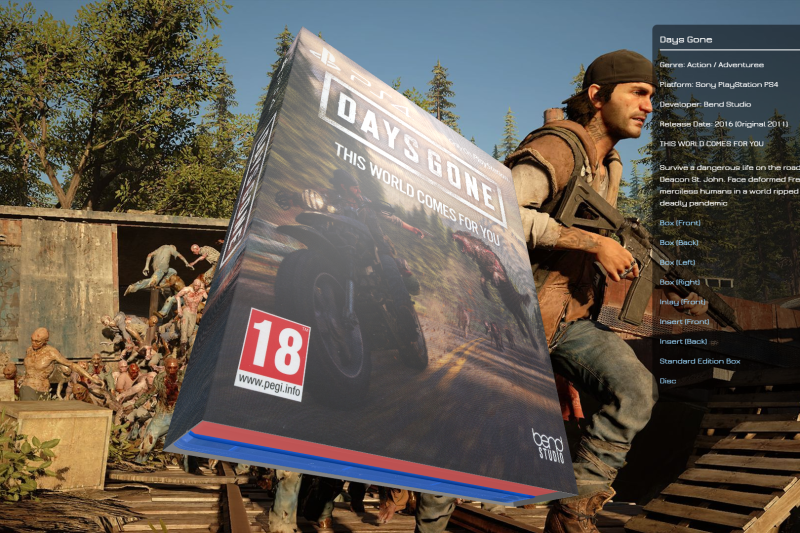 3D Game Boxes – Days Gone (PS4)